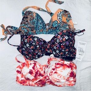 Bundle of 3 Bikini Tops